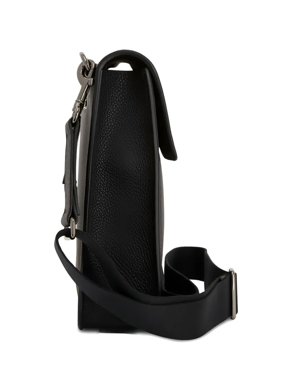  Akris Flap Strap Cross Body Bag - Black 