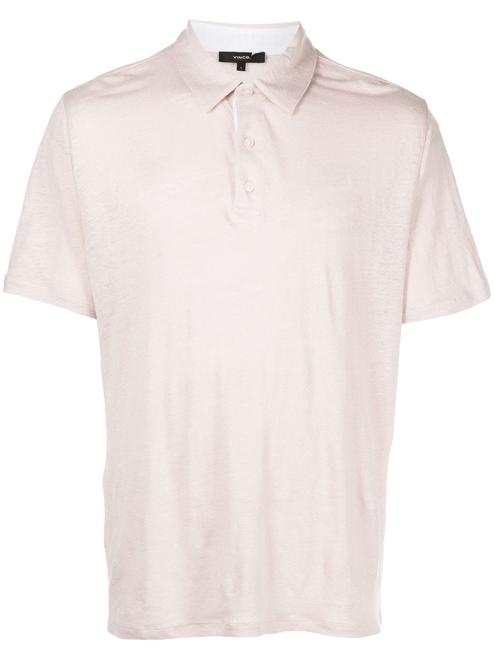 Vince Linen short-sleeve Polo Shirt - Farfetch
