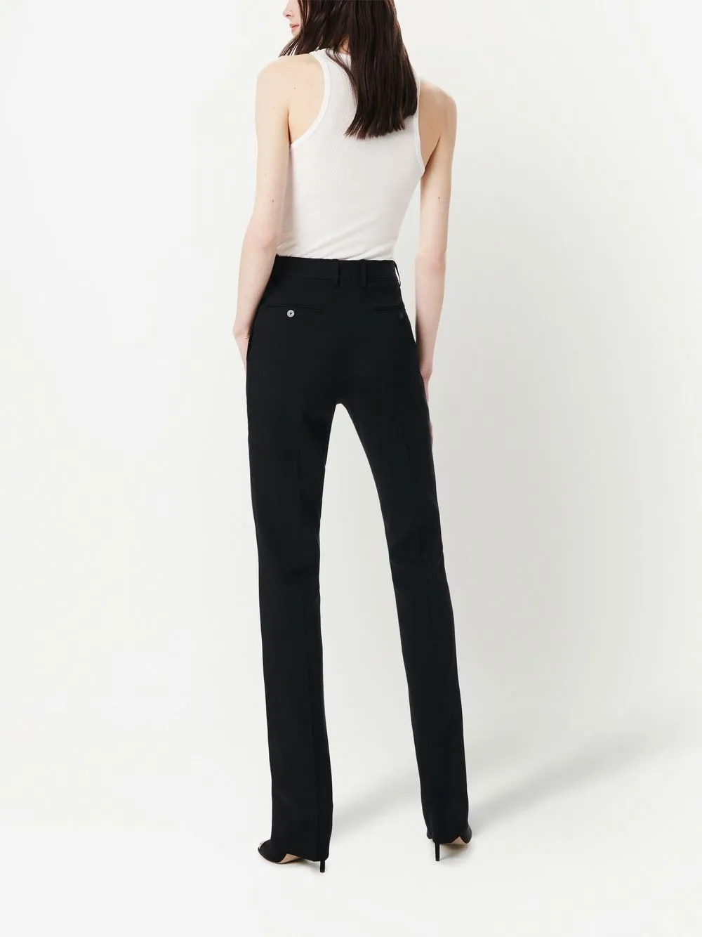 VICTORIA BECKHAM TAILORED SKINNY-CUT TROUSERS