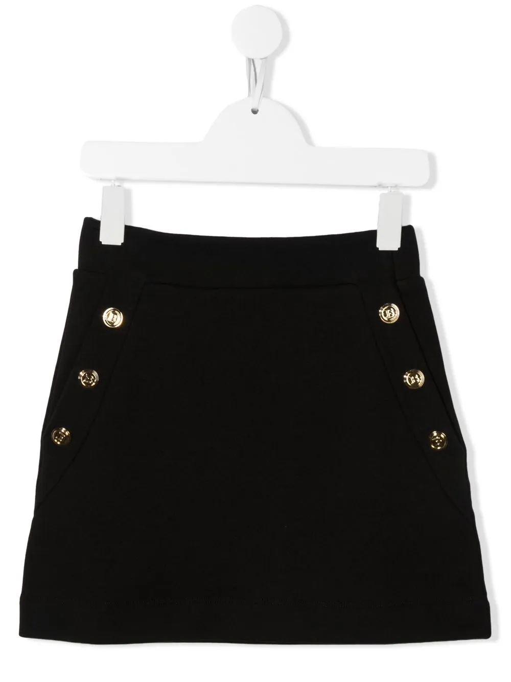 

Balmain Kids falda corta con detalle de botones - Negro