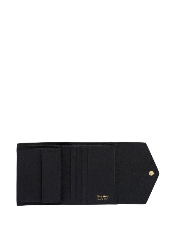 Miu miu discount logos long bifold