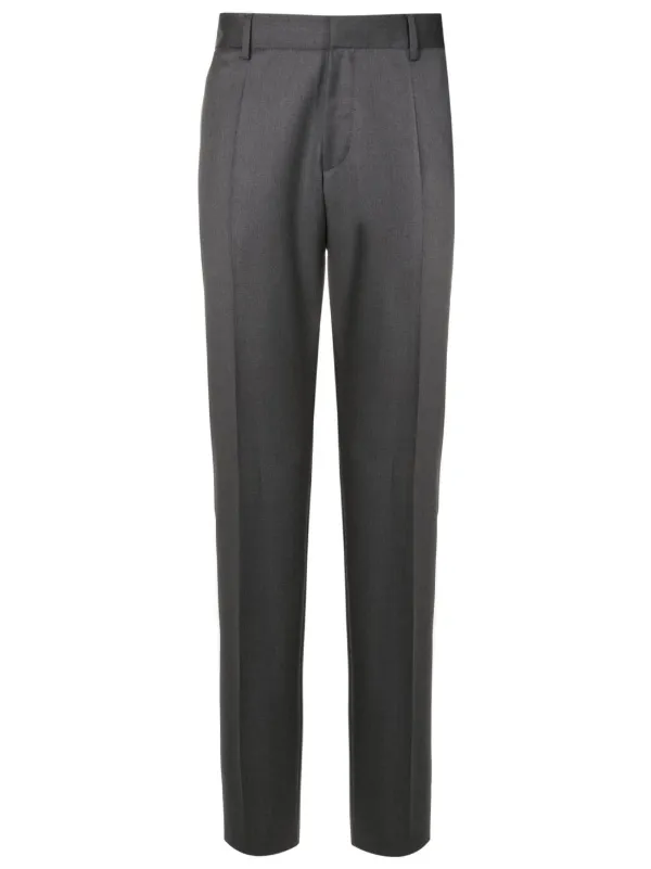 BOSS straight-leg Tailored Trousers Grey FARFETCH IN