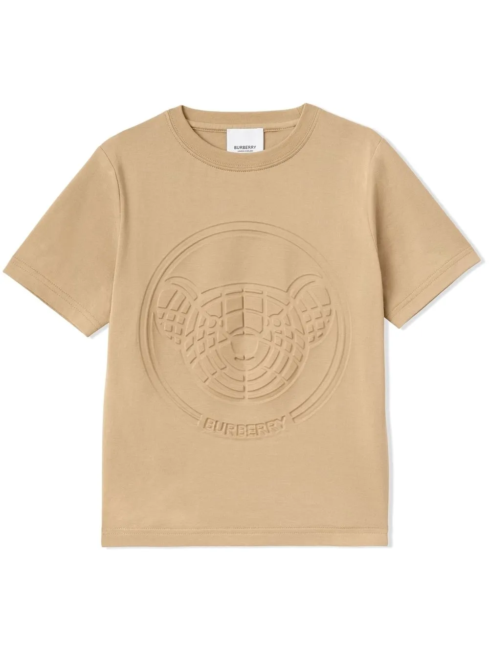 

Burberry Kids embossed-logo short-sleeve T-shirt - Neutrals