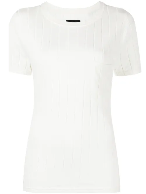 T-shirt Flavia en soie et coton mélangés - RTA - Modalova