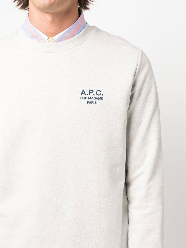 新作お得【 新品・タグ付き 】A.P.C ロゴスウェットシャツ トップス