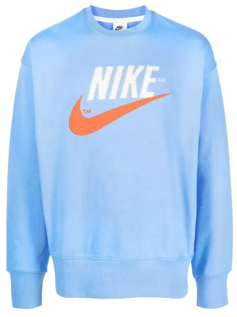 Nike swoosh-logo print sweatshirt