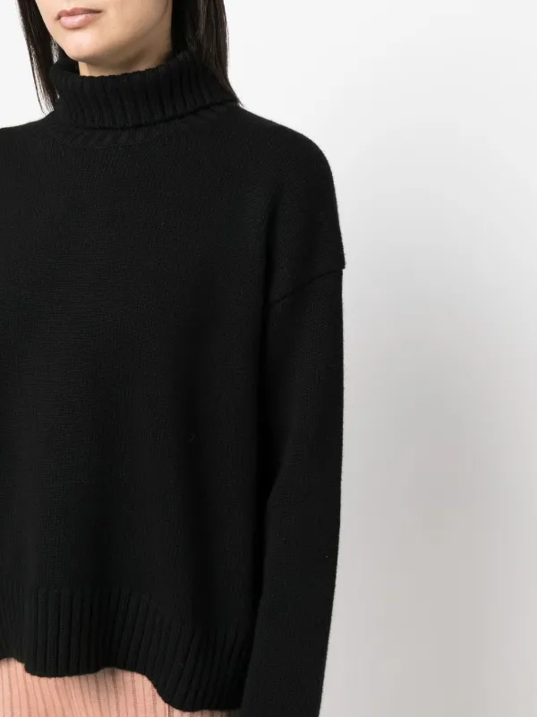 Jil Sander タートルネック プルオーバー | ブラック | FARFETCH JP
