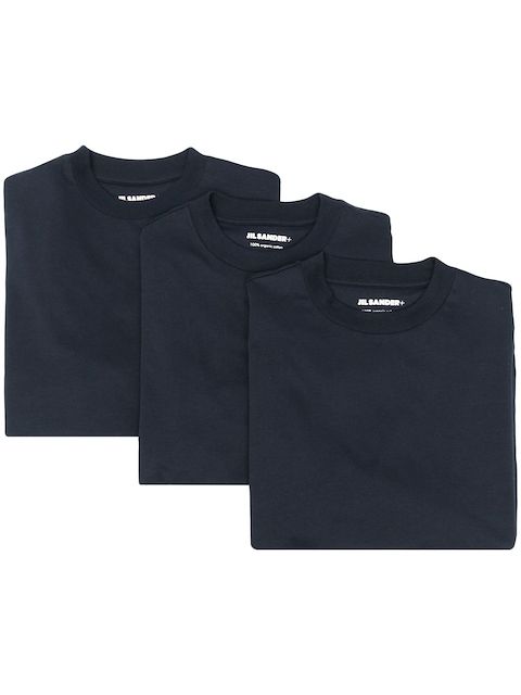 Jil Sander logo-patch T-shirt (pack of 3)