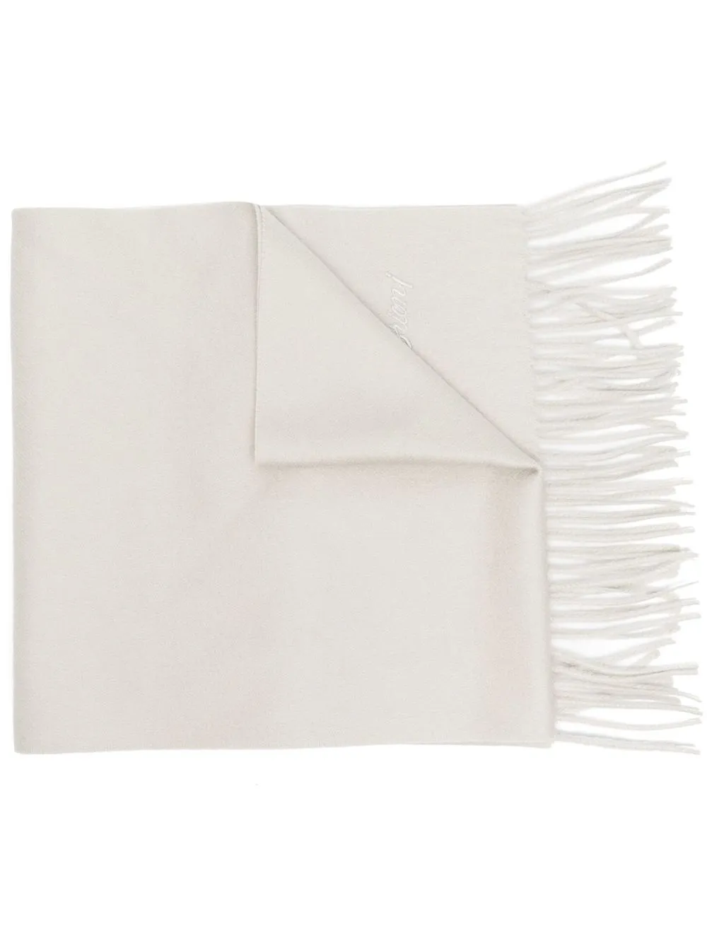 

Brioni fringed cashmere scarf - Neutrals