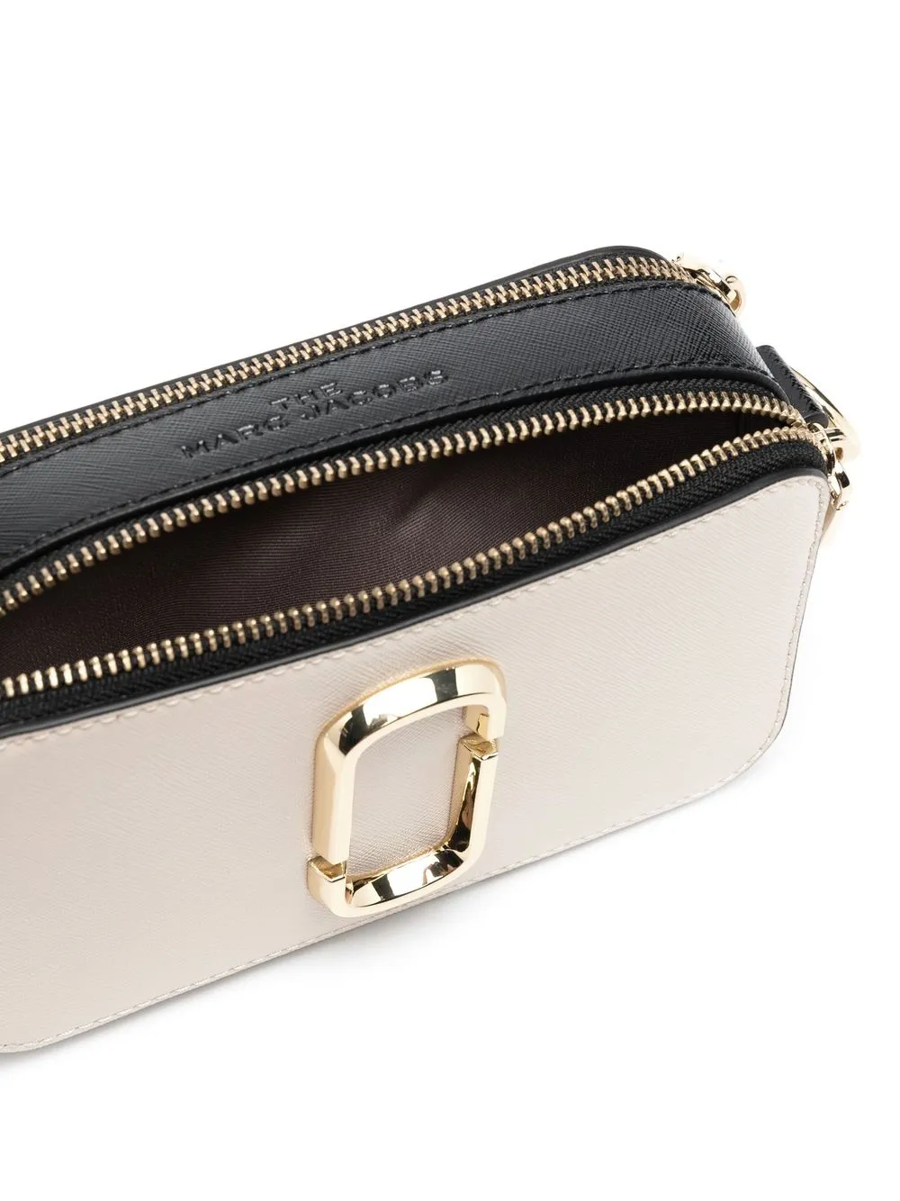 MARC JACOBS Snapshot Small Camera Bag The New Black Gilded 100