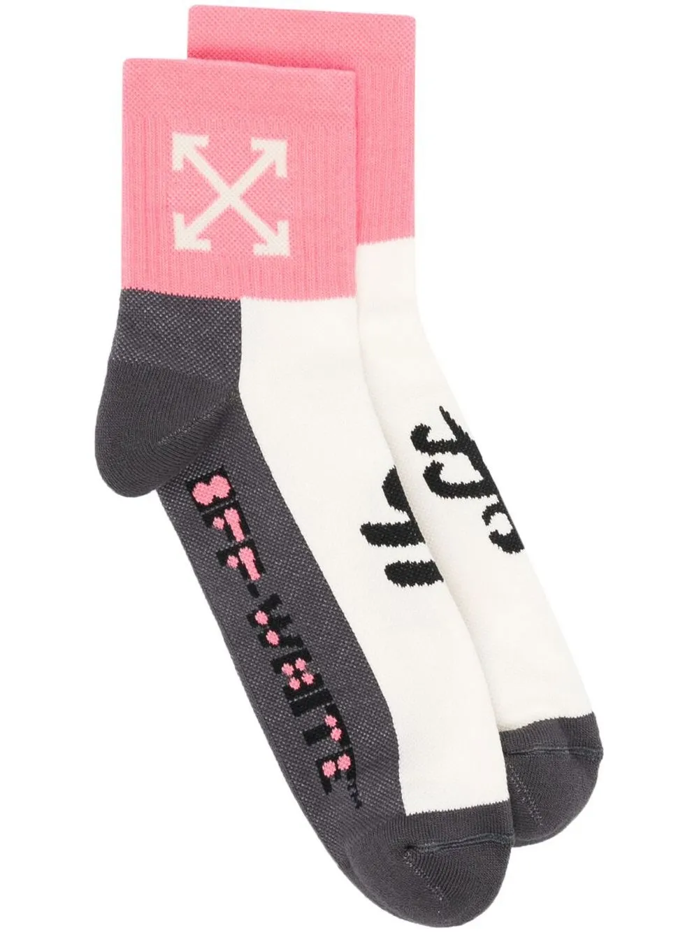 

Off-White calcetines con logo estampado - Neutro