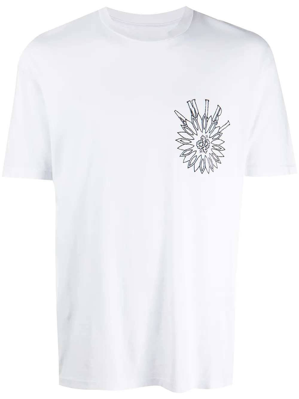 

AMIRI playera con logo estampado - Blanco