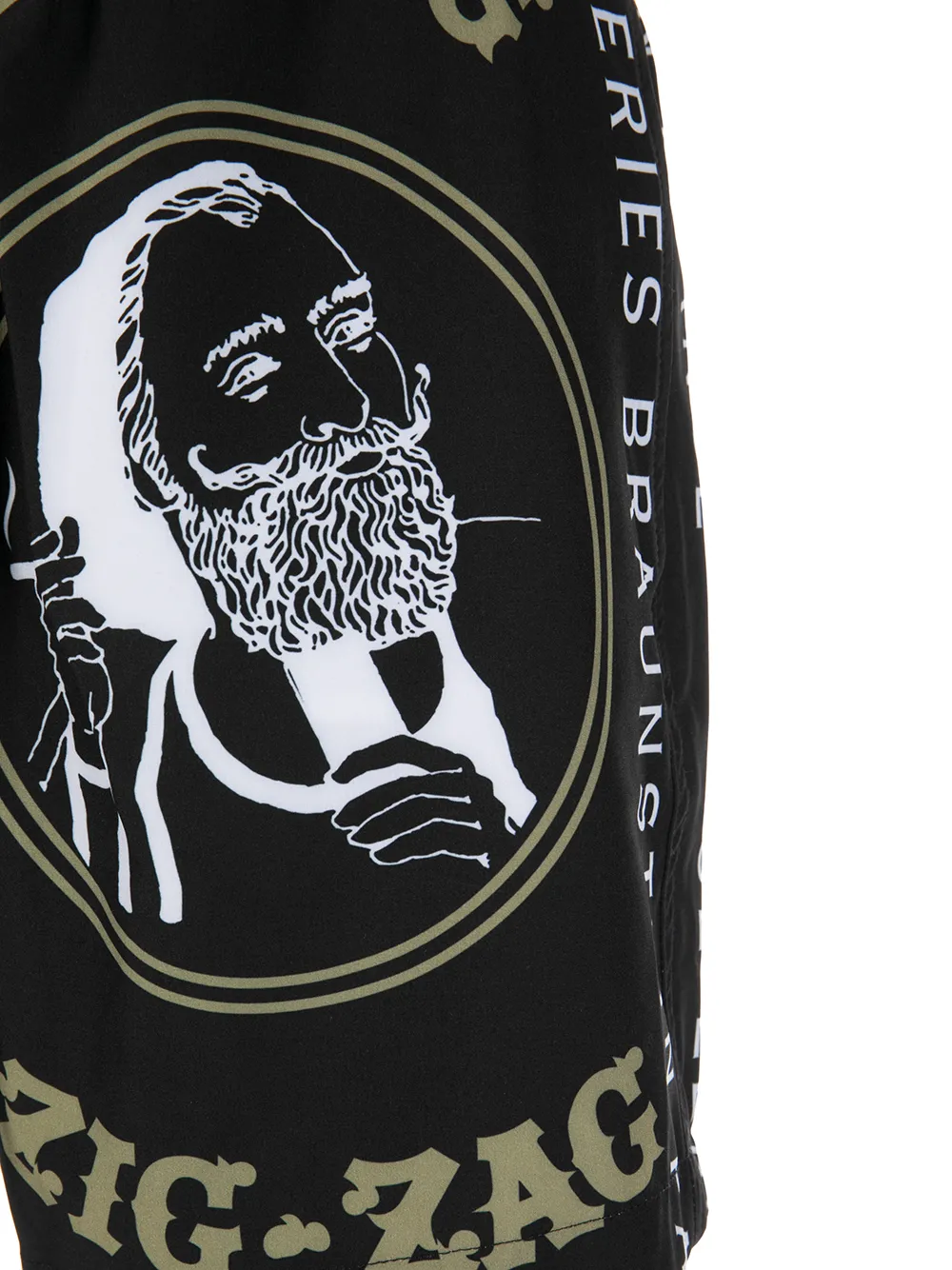AMIRI Zwembroek met grafische print Zwart