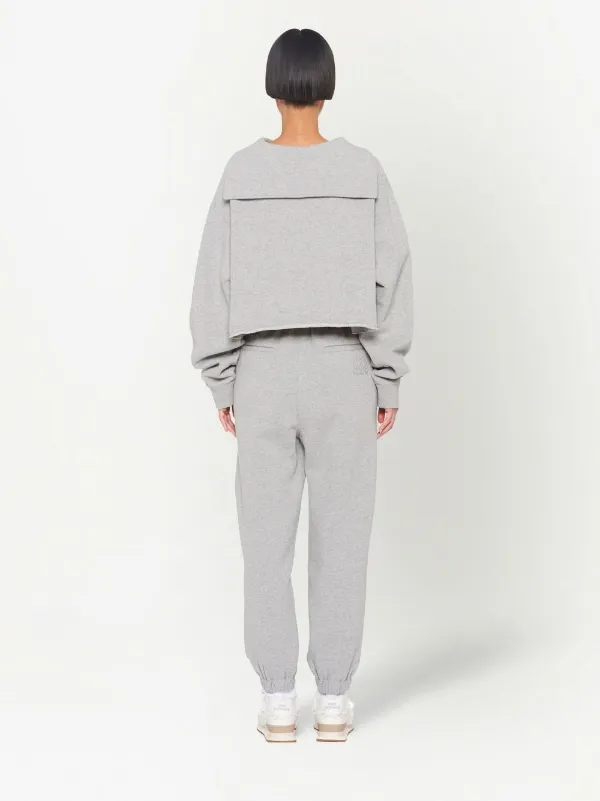 miu miu logo sweat pants