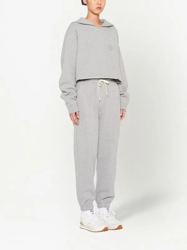 Miu Miu Embroidered Logo Track Pants - Farfetch