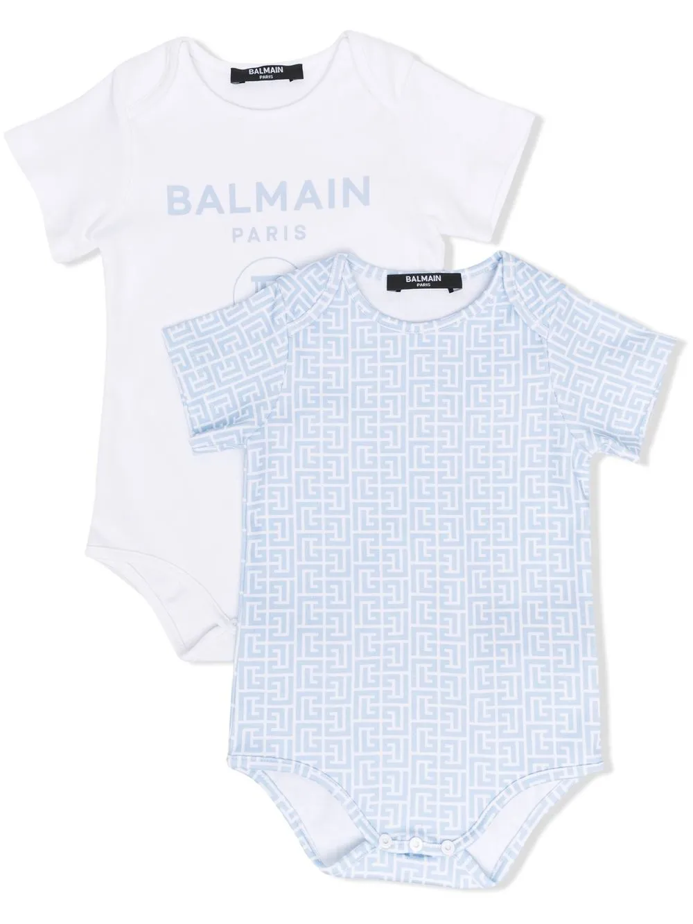 

Balmain Kids body con logo estampado - Blanco