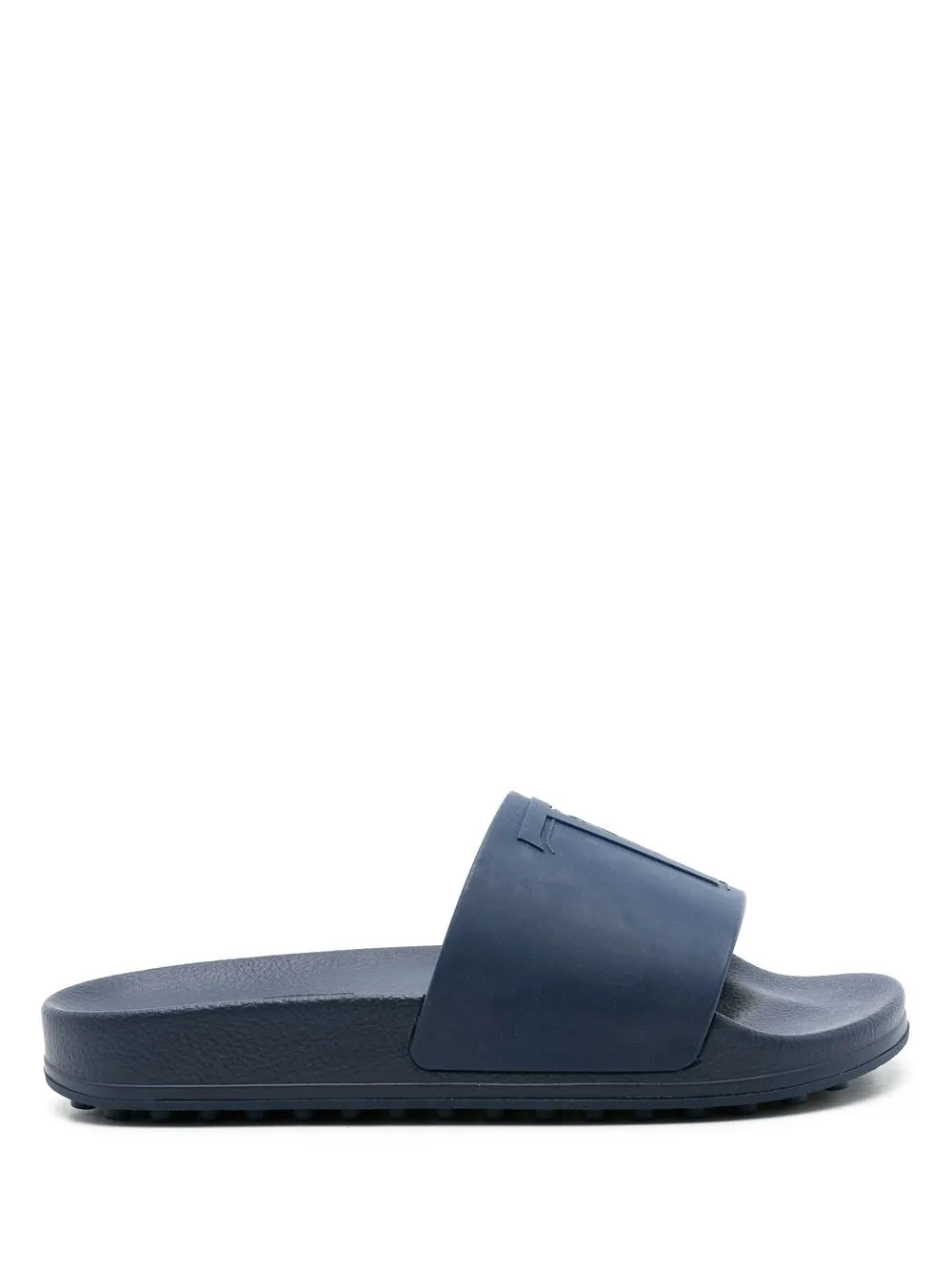 

Tod's logo-embossed slides - Blue