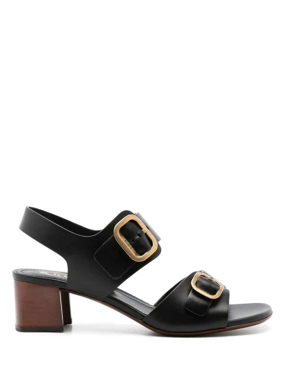 

Tod's buckle-detail block sandals - Black