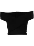 RTA Guadalupe off-shoulder top - Black