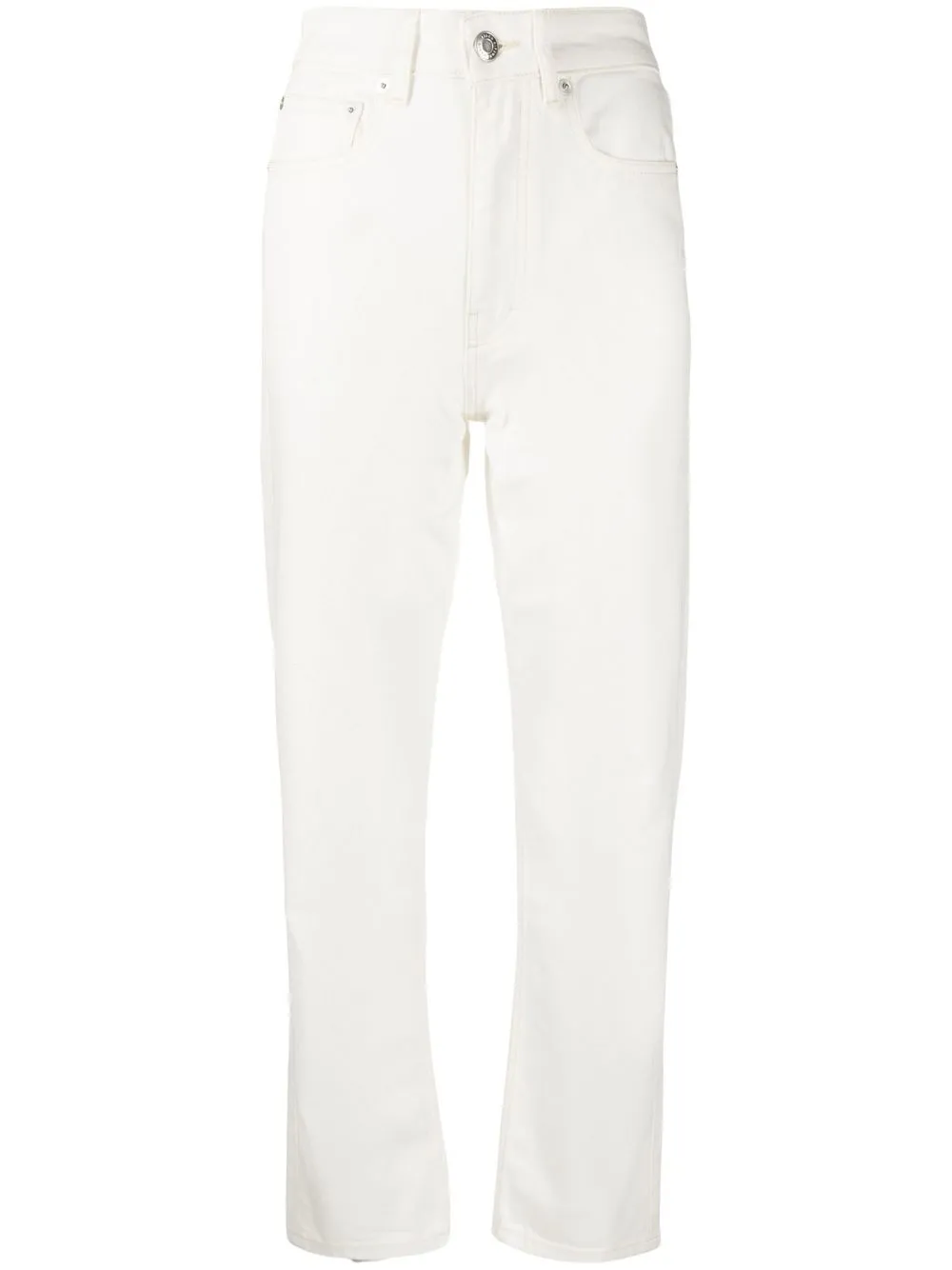 MAISON KITSUNÉ HIGH-RISE CROPPED JEANS