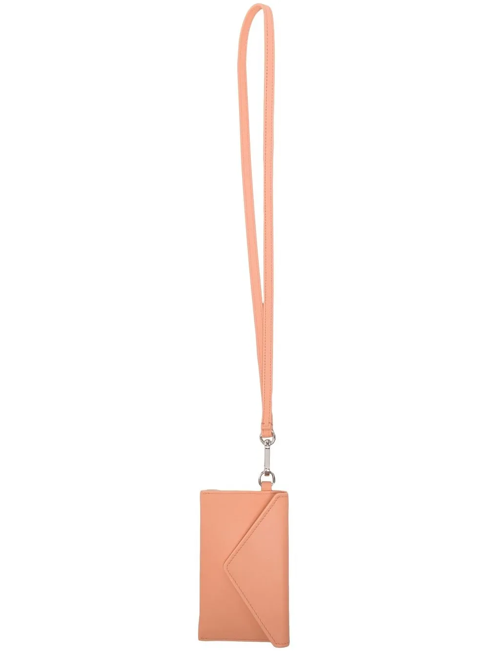 

Maison Kitsuné neck-strap envelope wallet - Pink