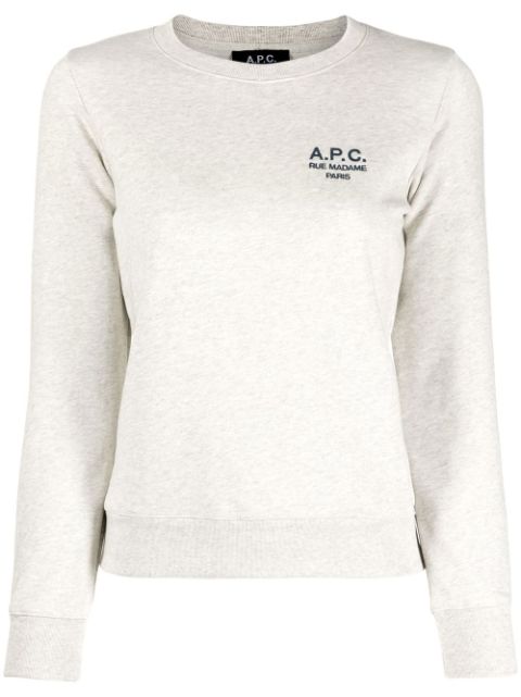 A.P.C. Skye logo-embroidered sweatshirt Women