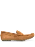 Hackett classic suede loafers - Brown