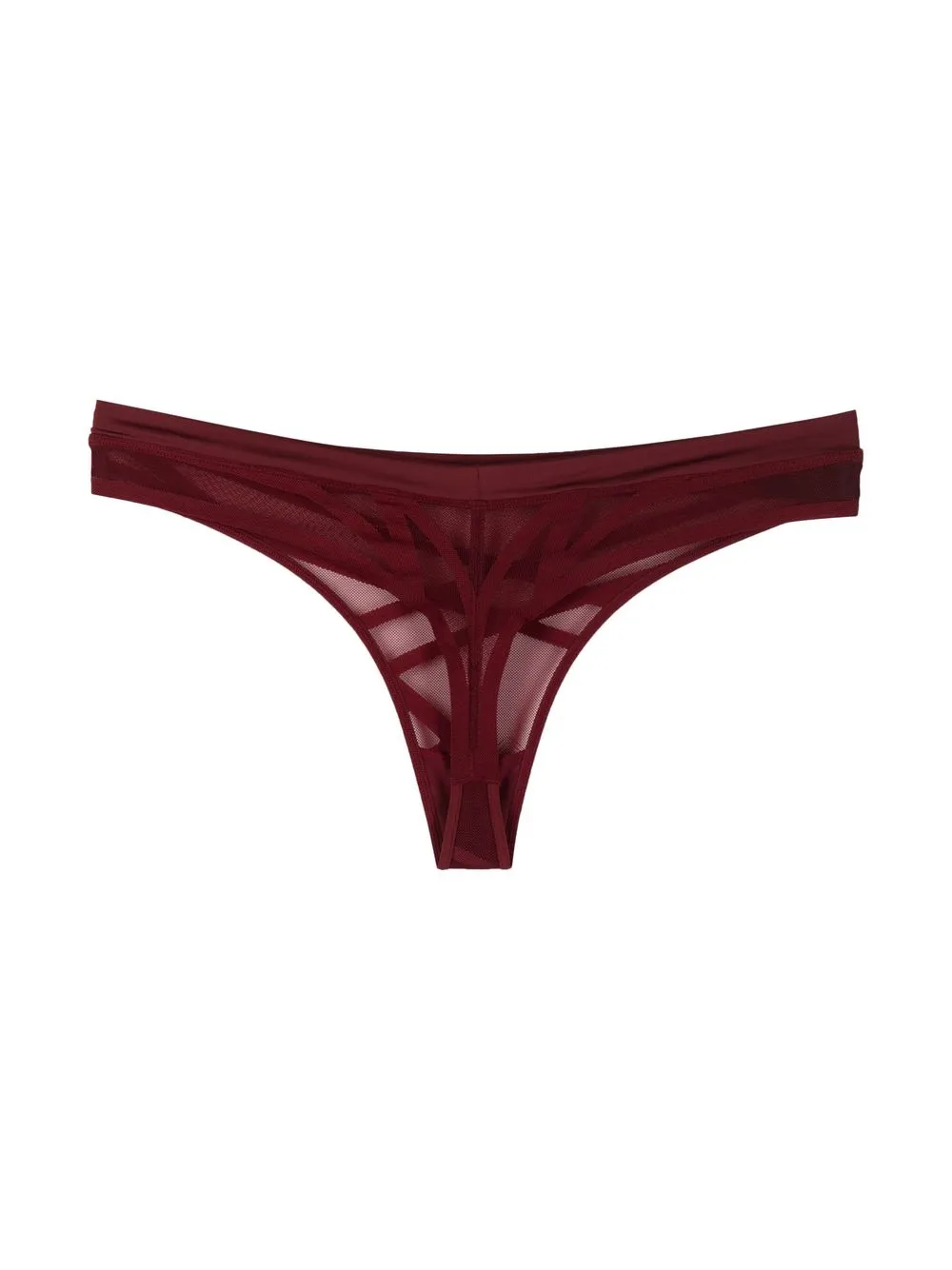 Marlies Dekkers Embroidered Sheer Thong - Farfetch