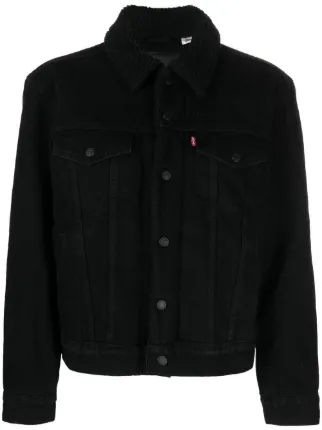 Levi s Ex Boyfriend Sherpa Denim Jacket Farfetch