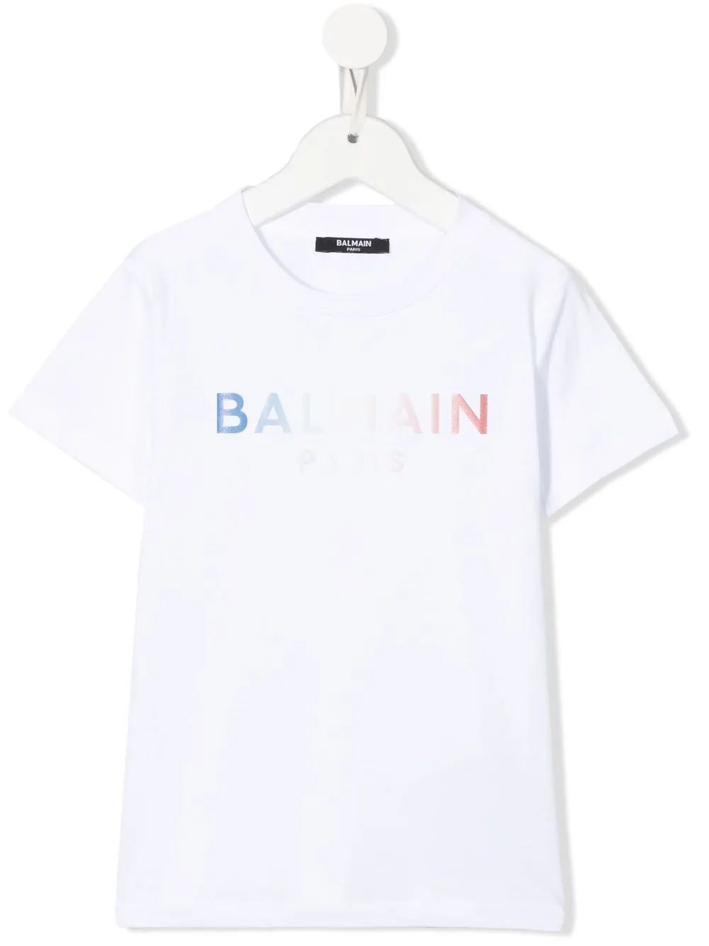 

Balmain Kids playera con logo estampado - Blanco