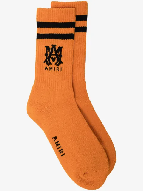 AMIRI جوارب كاحل مطرزة بشعار الماركة