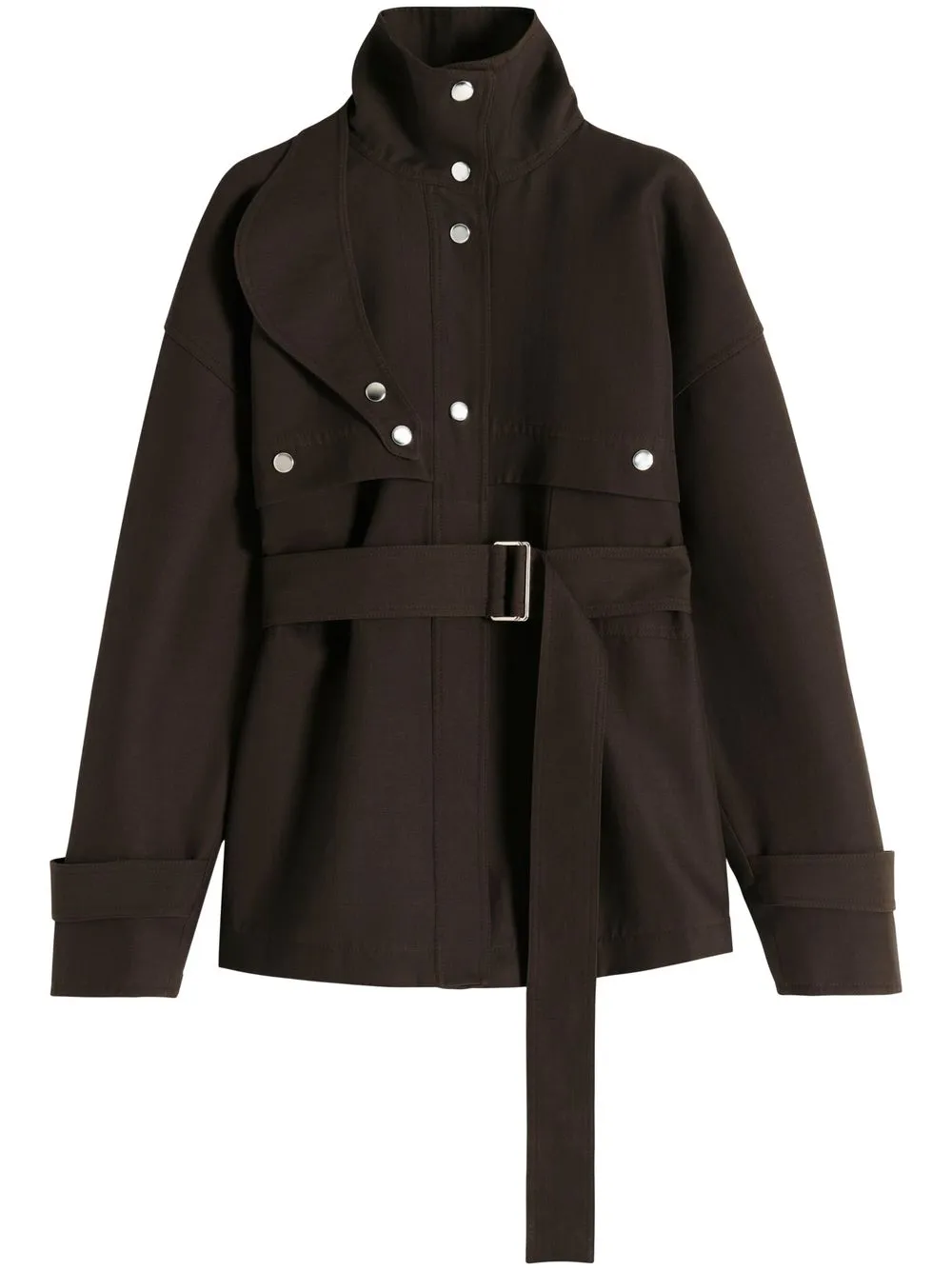 

Victoria Beckham belted utility jacket - Brown