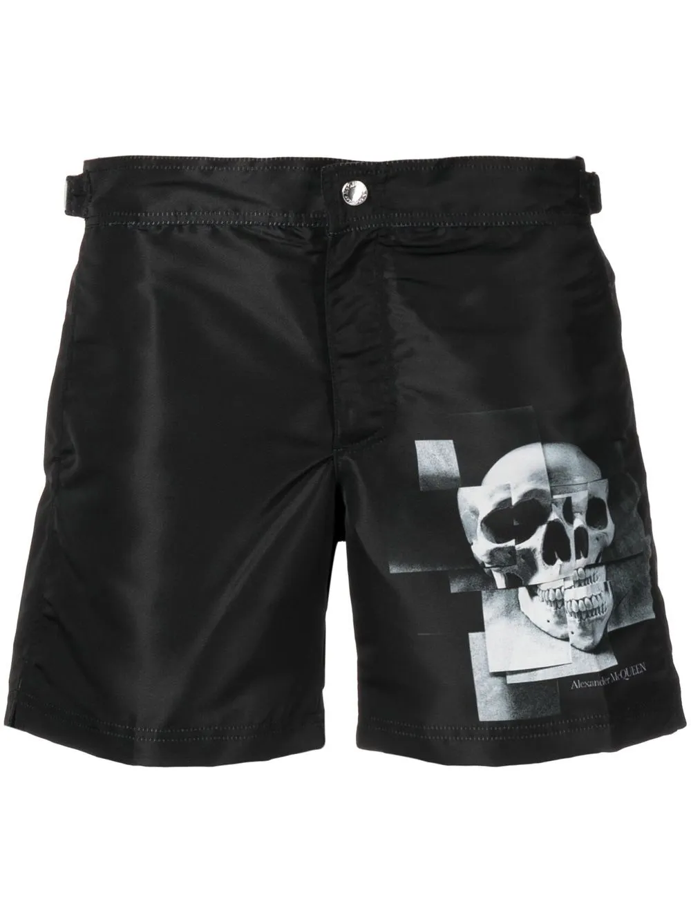 

Alexander McQueen traje de baño con estampado gráfico - Negro