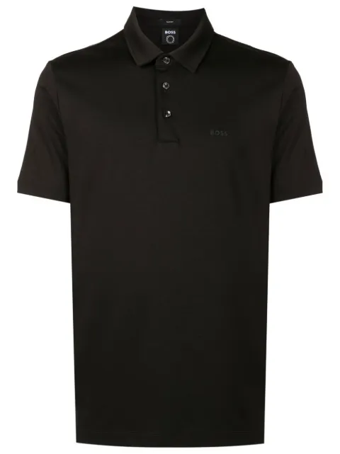 BOSS polo à logo imprimé