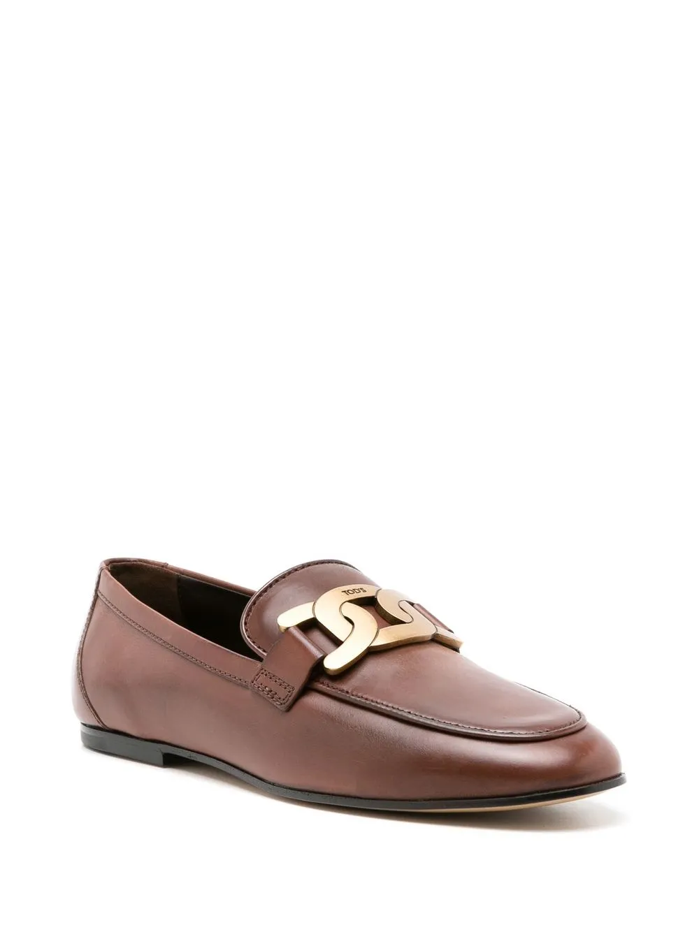 Image 2 of Tod's chain-link leather loafers