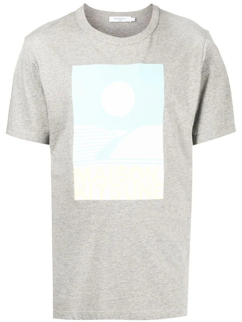 

Maison Kitsuné playera de manga corta - Gris