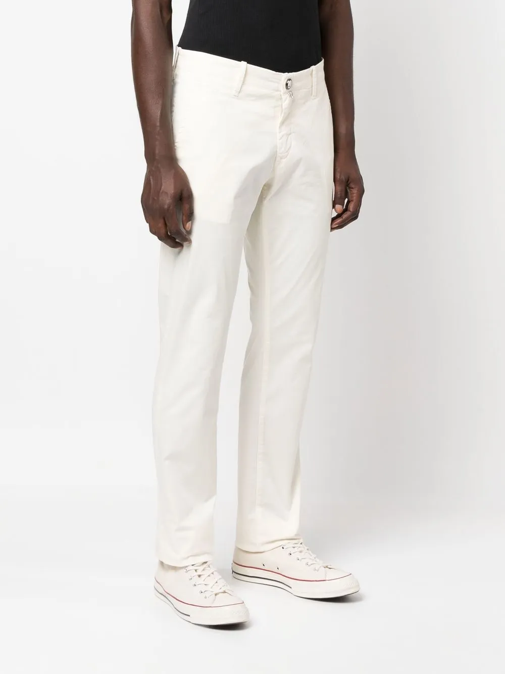 Jacob Cohën high-waisted Straight Jeans | White | FARFETCH