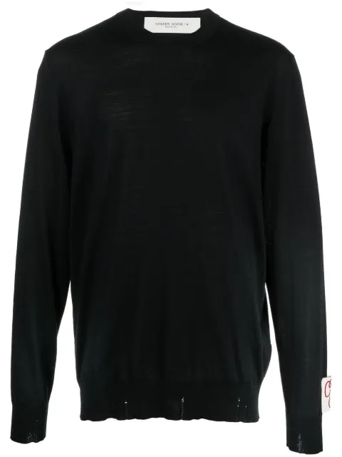 Golden Goose crew-neck virgin wool jumper
