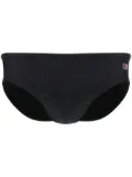 MC2 Saint Barth logo-patch swimming trunks - Black