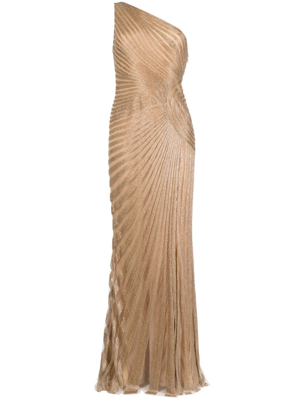 Zuhair Murad sunray beaded gown - Gold