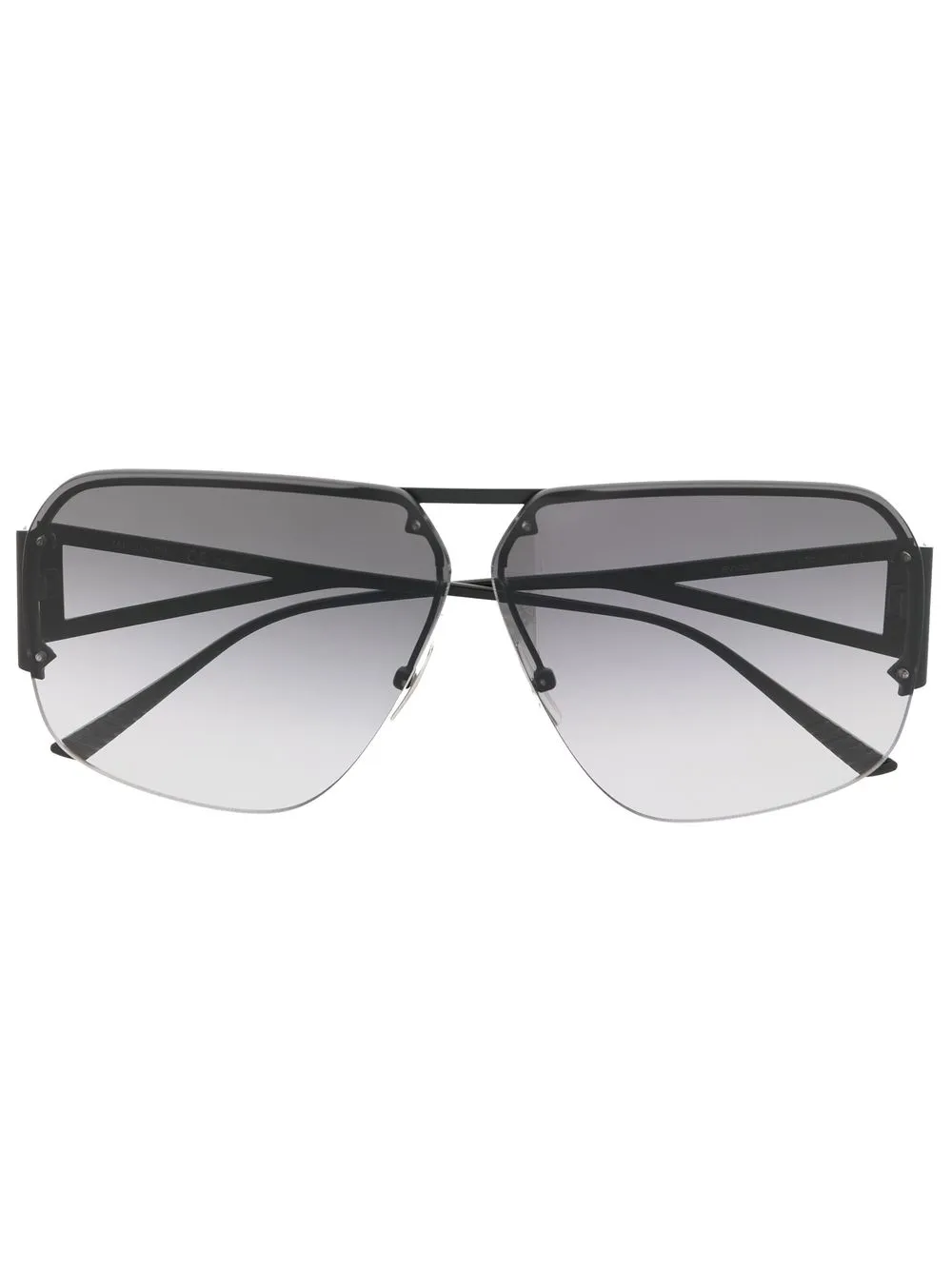 

Bottega Veneta Eyewear BV1065S oversize-frame sunglasses - Black