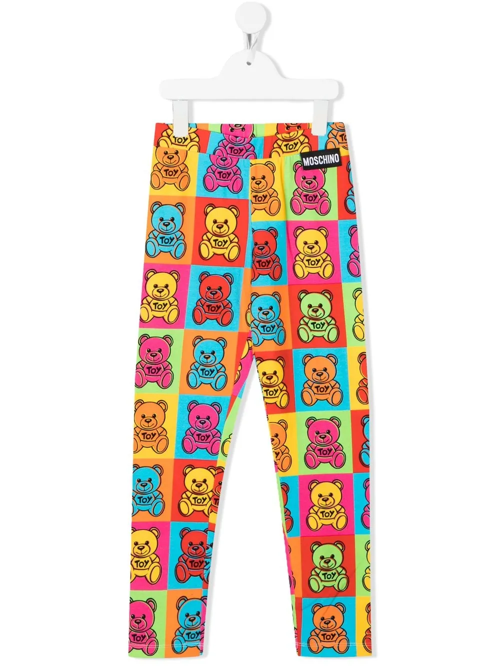 

Moschino Kids leggins con oso estampado - Verde