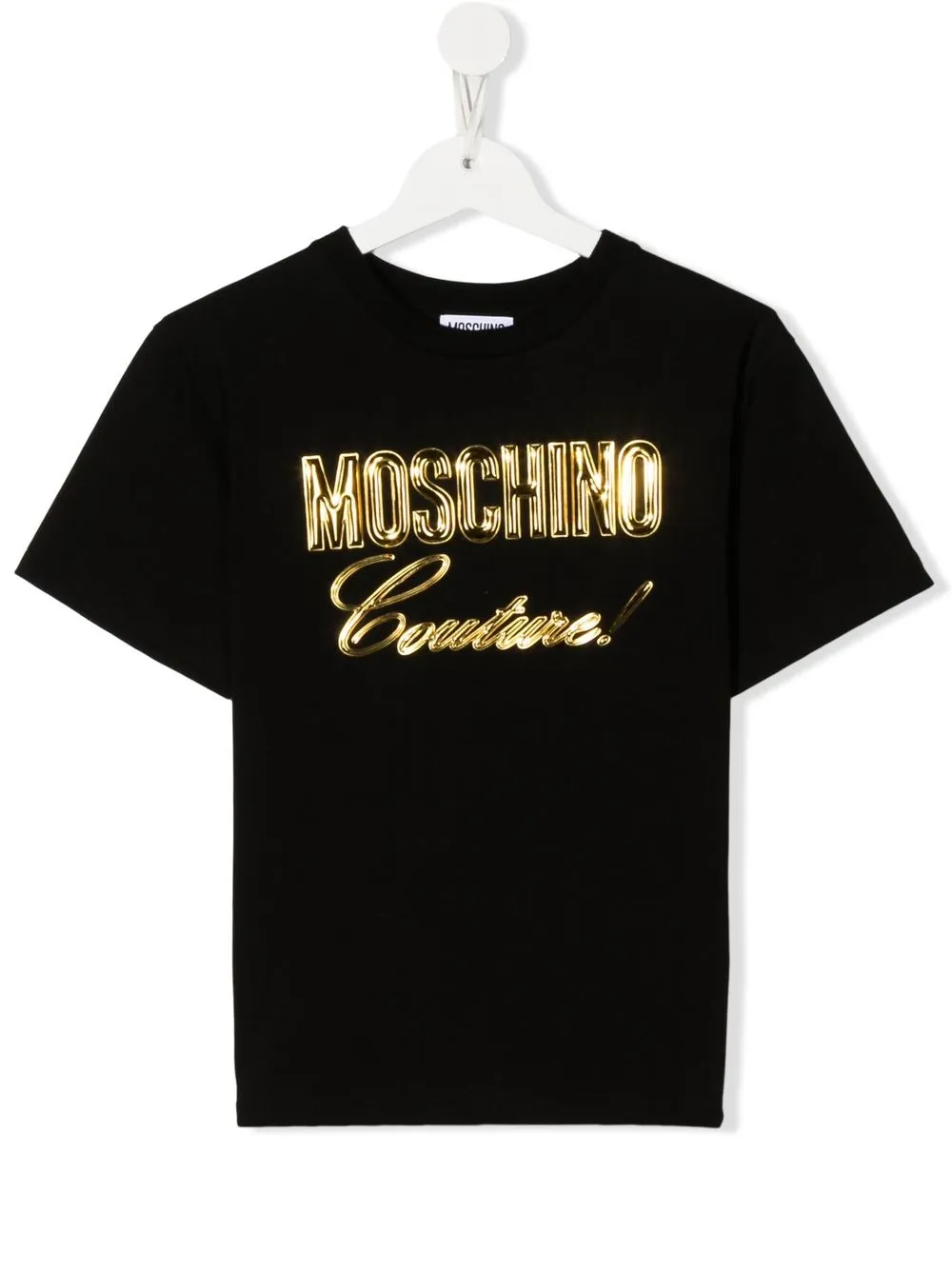 

Moschino Kids logo-print T-shirt - Black