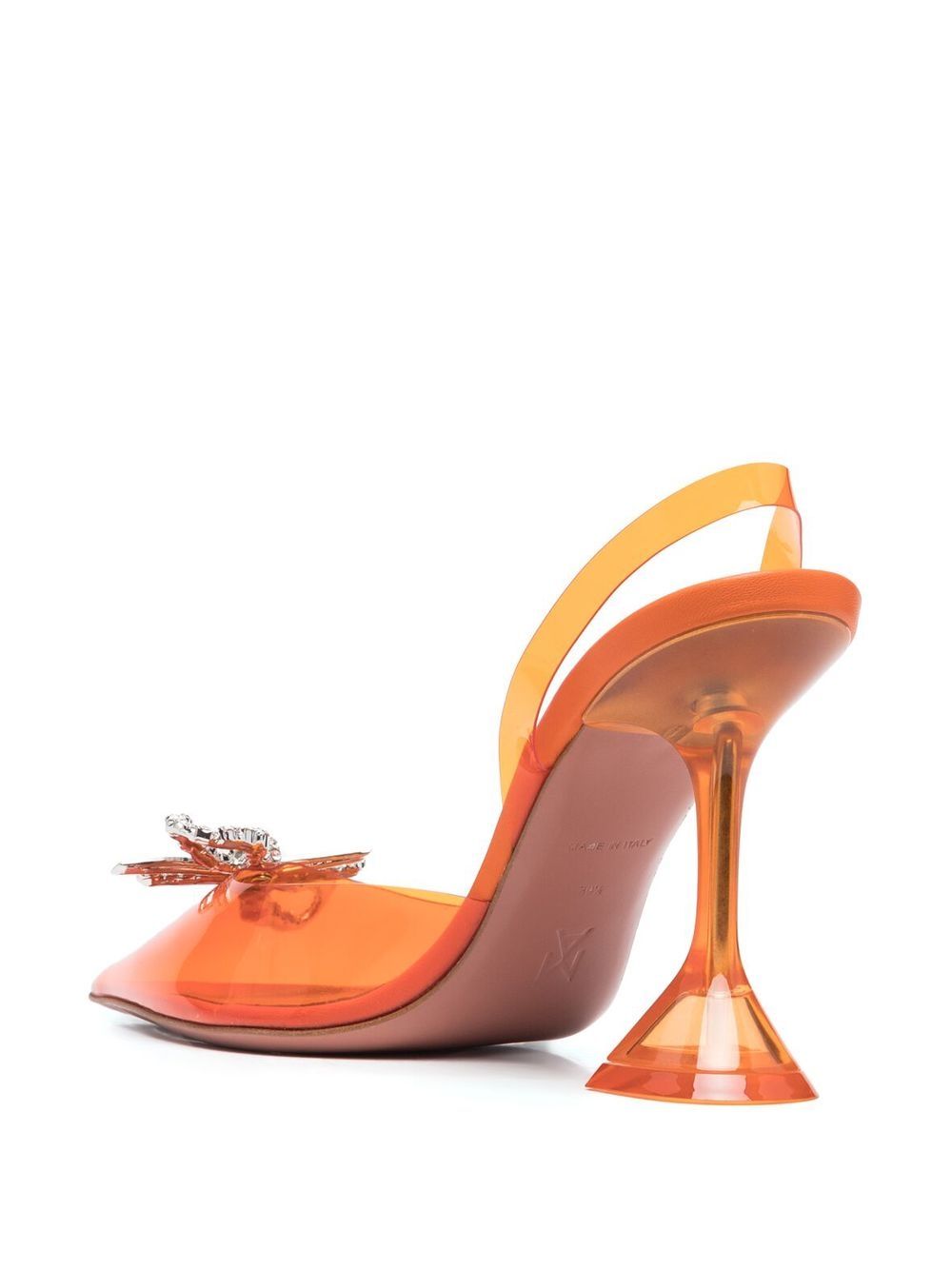 Amina Muaddi bow-detail 100mm pumps Women