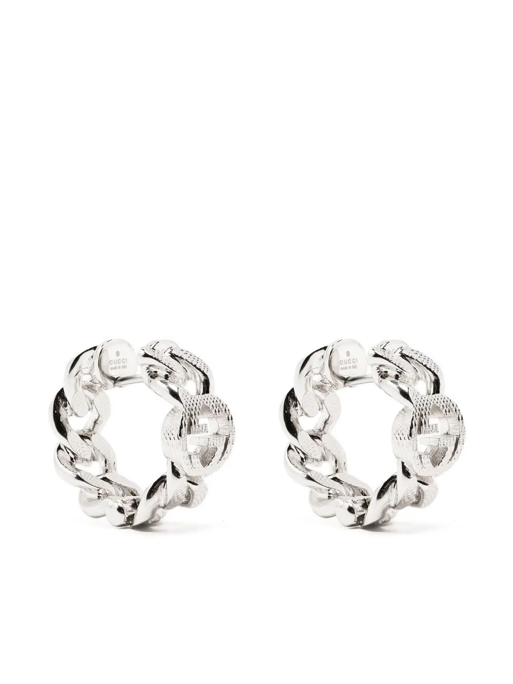 Gucci Interlocking G Hoop Earrings Farfetch