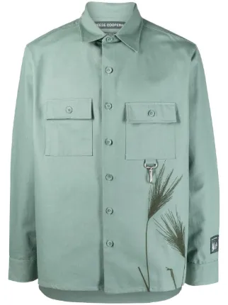 Reese Cooper Logo Patch Shirt Jacket - Farfetch