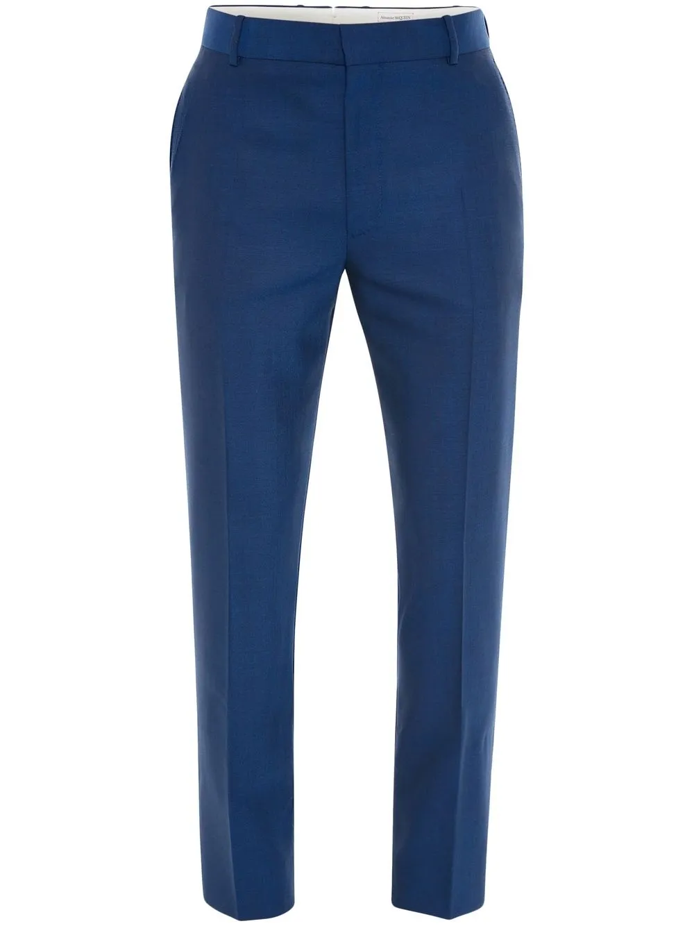 

Alexander McQueen pantalones de vestir slim - Azul