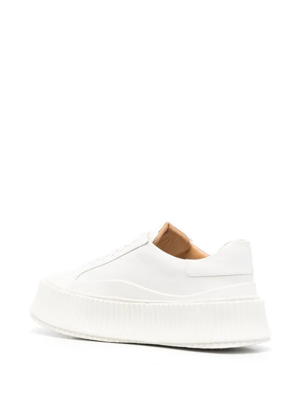 直営店☆JIL SANDER☆最終SALE! 厚底 レースアップ スニーカー 直営店買付 JIL SANDER ジルサンダー レースアップ シューズ