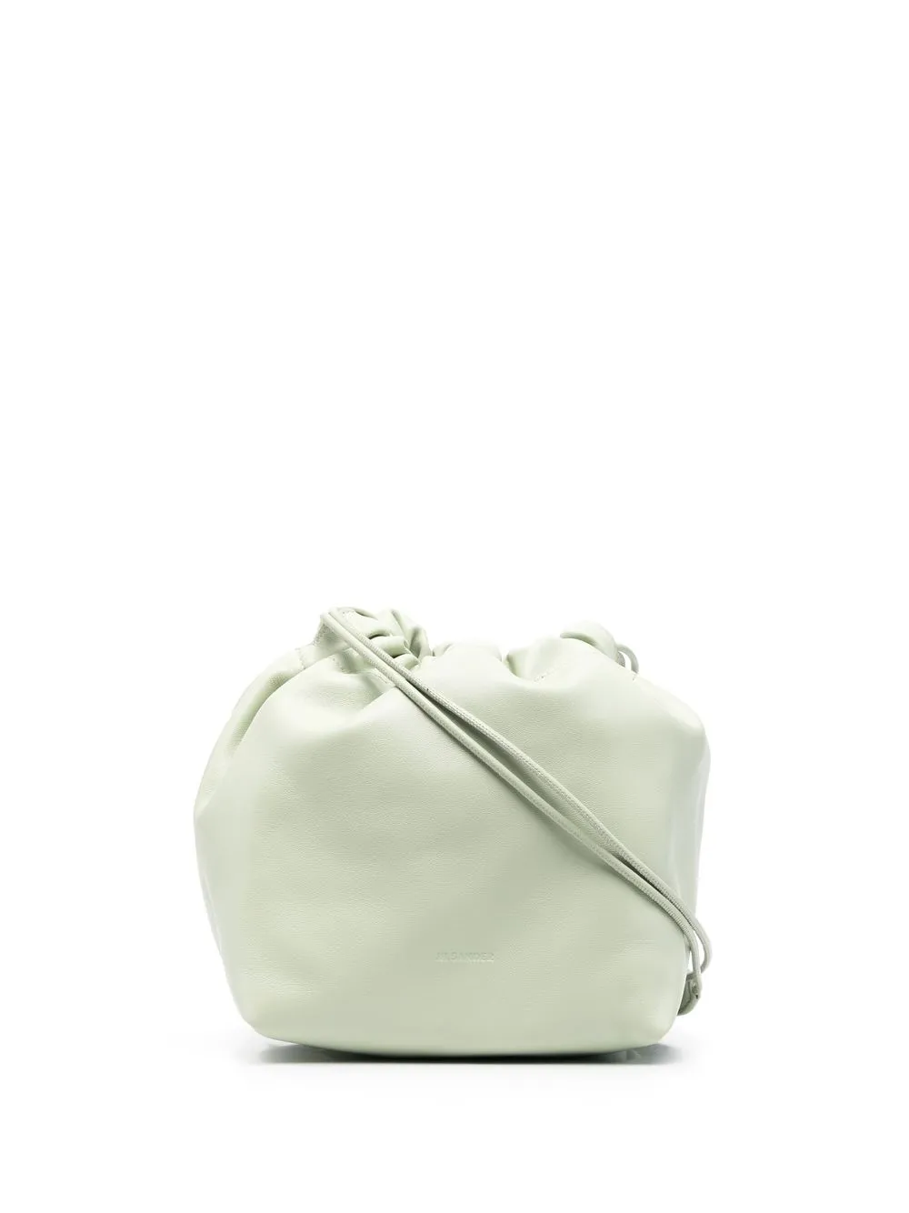 

Jil Sander bolsa bucket con logo en relieve - Verde