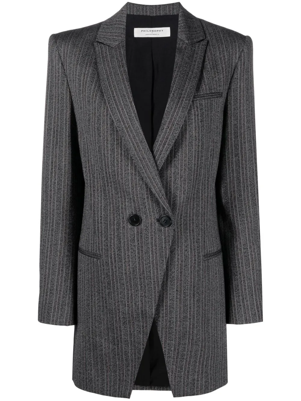 

Philosophy Di Lorenzo Serafini blazer con doble botonadura - Gris